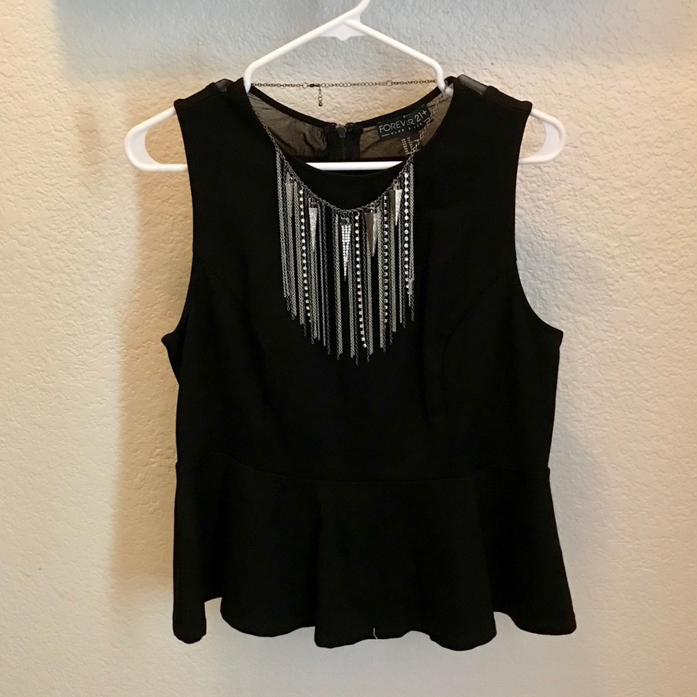 Peplum top by Forever 21